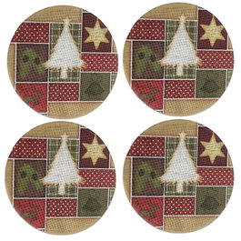 Hermia Salvamanteles Individuales Multicolor Pack de 4